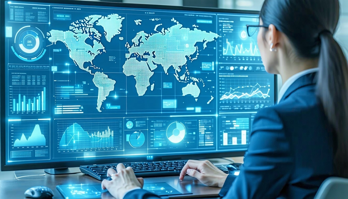 AI-powered strategic reporting illustration